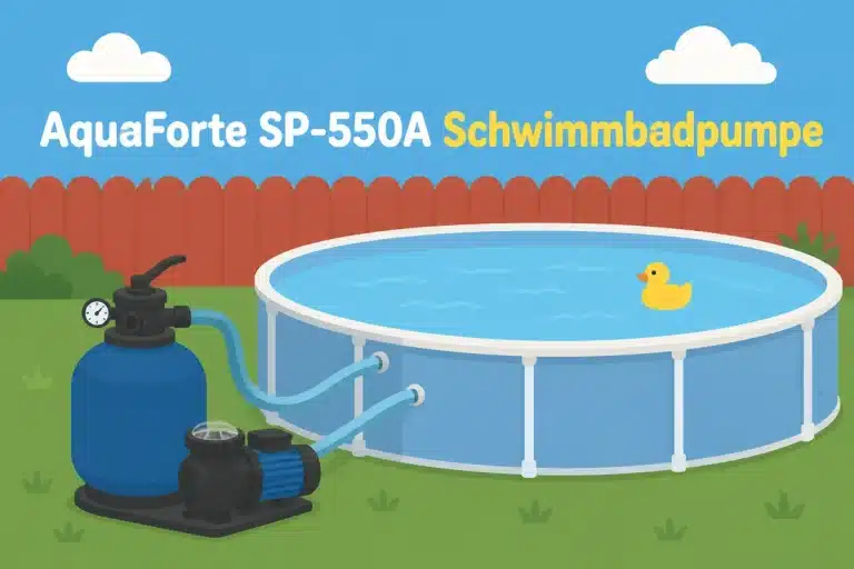 AquaForte SP-550A Schwimmbadpumpe - Illustration