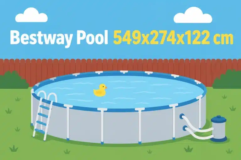 Bestway Pool 549x274x122 cm - Illustration