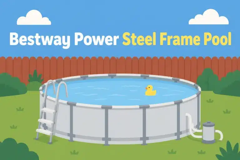 Bestway Power Steel Frame Pool - Illustration