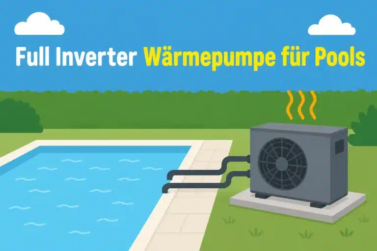 Full Inverter Wärmepumpe für Pools - Illustration