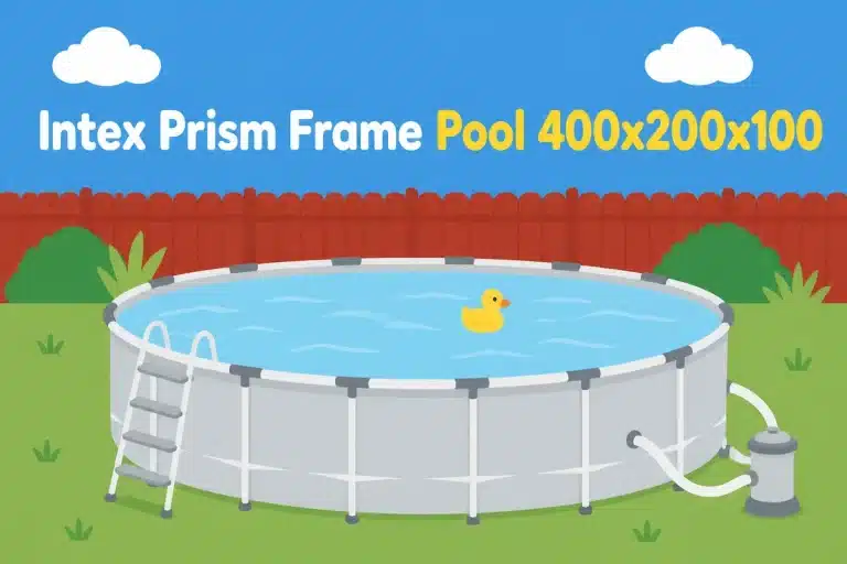 Intex Prism Frame Pool 400x200x100 - Illustration