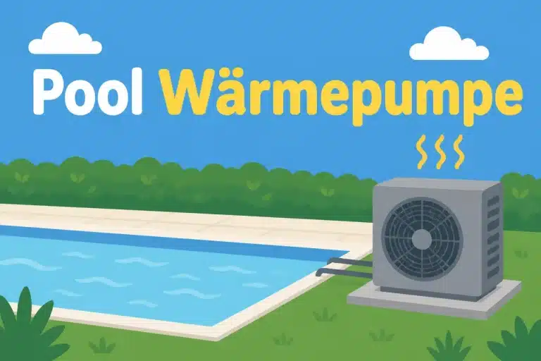 Pool Wärmepumpe - Illustration