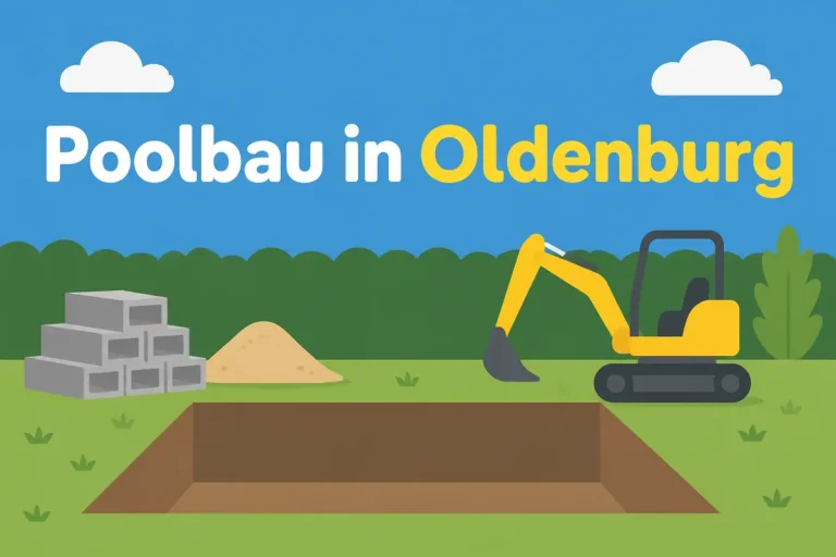 Poolbau in Oldenburg - Illustration