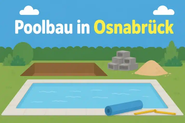 Poolbau in Osnabrück - Illustration