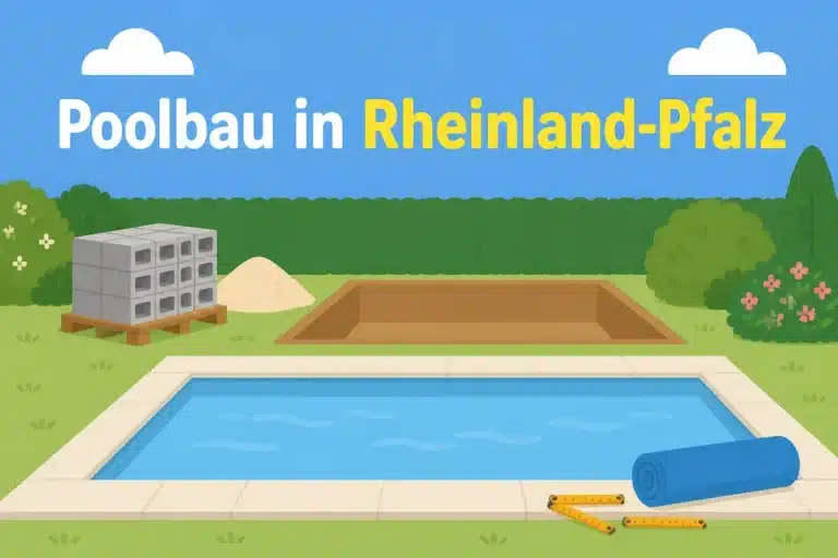 Poolbau in Rheinland-Pfalz - Illustration