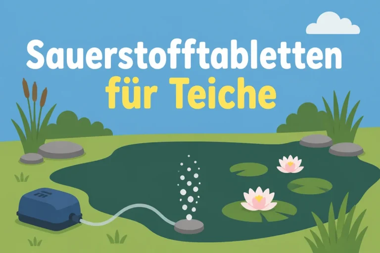 Sauerstofftabletten für Teiche - Illustration