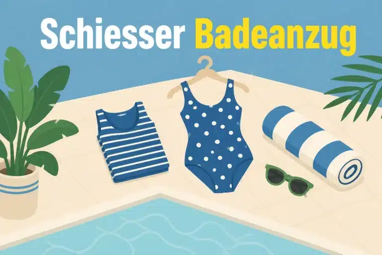 Schiesser Badeanzug - Illustration