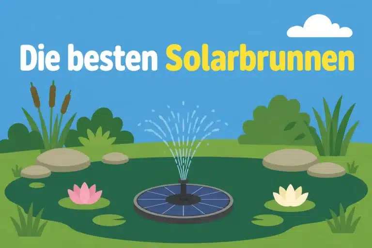 Die besten Solarbrunnen - Illustration