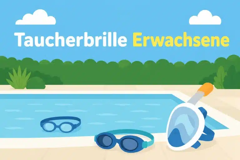 Taucherbrille Erwachsene - Illustration