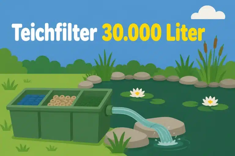Teichfilter 30.000 Liter - Illustration
