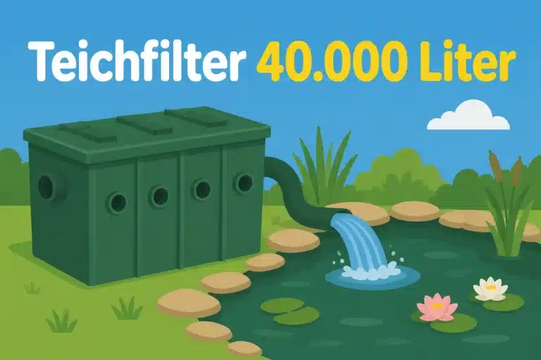 Teichfilter 40.000 Liter - Illustration