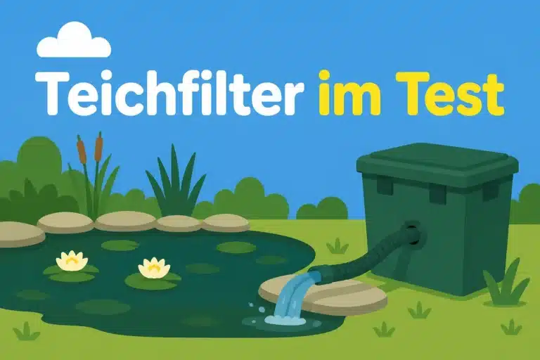 Teichfilter im Test - Illustration