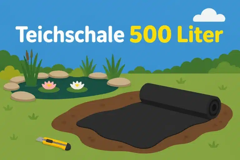 Teichschale 500 Liter - Illustration