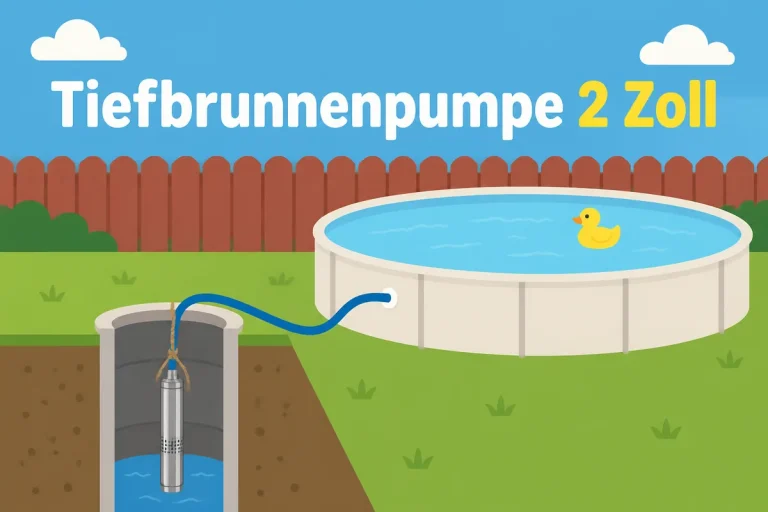 Tiefbrunnenpumpe 2 Zoll - Illustration