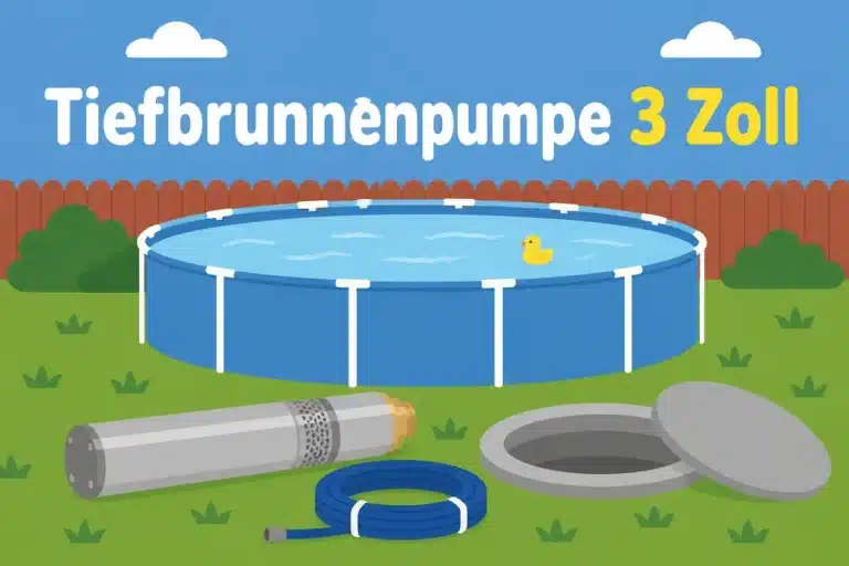 Tiefbrunnenpumpe 3 Zoll - Illustration