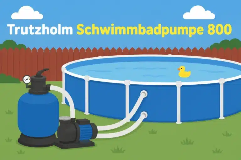 Trutzholm Schwimmbadpumpe 800 - Illustration